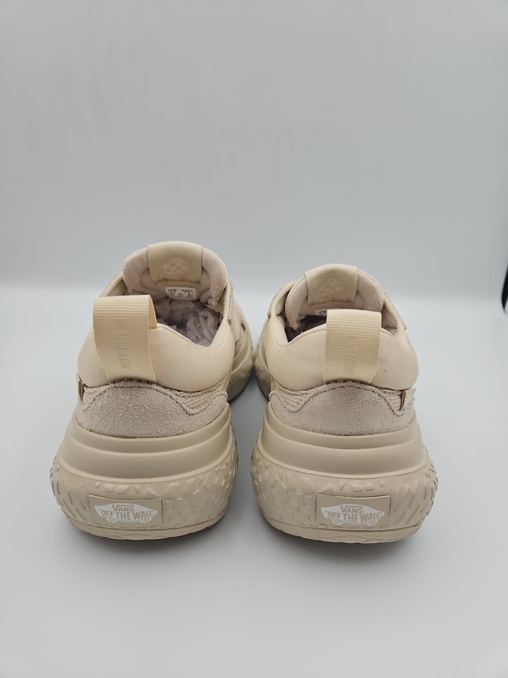 Vans Women's Cream Mesh & Suede Sneaker - Picture 5 of 10